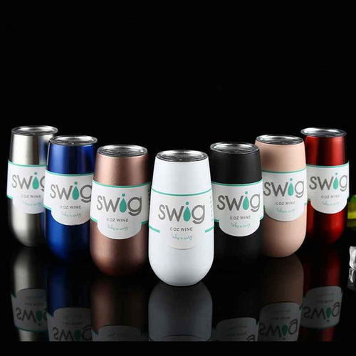 Chill Anywhere: 6oz Insulated Stemless Wine Tumbler – Camo Stainless Steel Flute with Secure Lid
