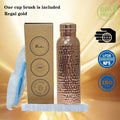 Regal gold 620ml vacuum insulated thermos flask with stainless steel cap and brush